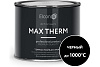 Эмаль термостойкая черная 0,4кг (до +1000 гр.) Elcon