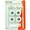 Набор пробок радиаторный с 2-мя кронштейнам 1/2", (11 предметов) TIM3042A