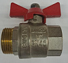 Кран шар 1.0 VT в/н бабочка