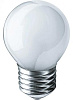 Лампа P45 60W Е27 Navigator шарик матовый