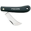 Нож садовый д/прививок крюкообразный  FISKARS