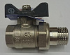 Кран  шар 1/2 американка Aqualink бабочка