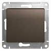 Выключатель СП GSL000811 шоколад 1кл Glossa