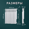 Радиатор бимет. Tropic 500 10 секций