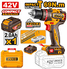Шуруповерт ударный бесщеточный 42В 1x2Ач CIDLI426981 Ingco