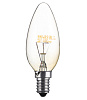 Лампа В35  40W Е14 Philips свеча прозрачная