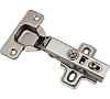 Петля мебельная накладная TRODOS с площ. под саморез с доводчиком 91гр.