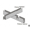 Рейка Грильято CL 15 0,6м бел мат м